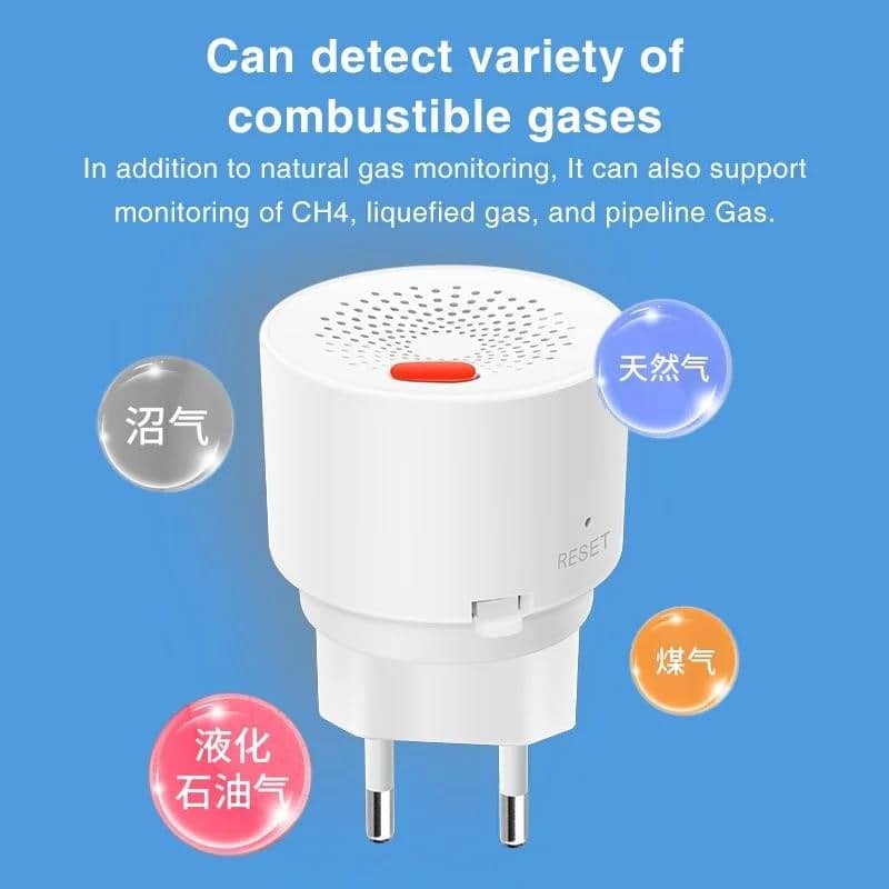 Tuya Smart Zigbee Сензор за природен газ Горим въглищен газ LPG Аларма ...
