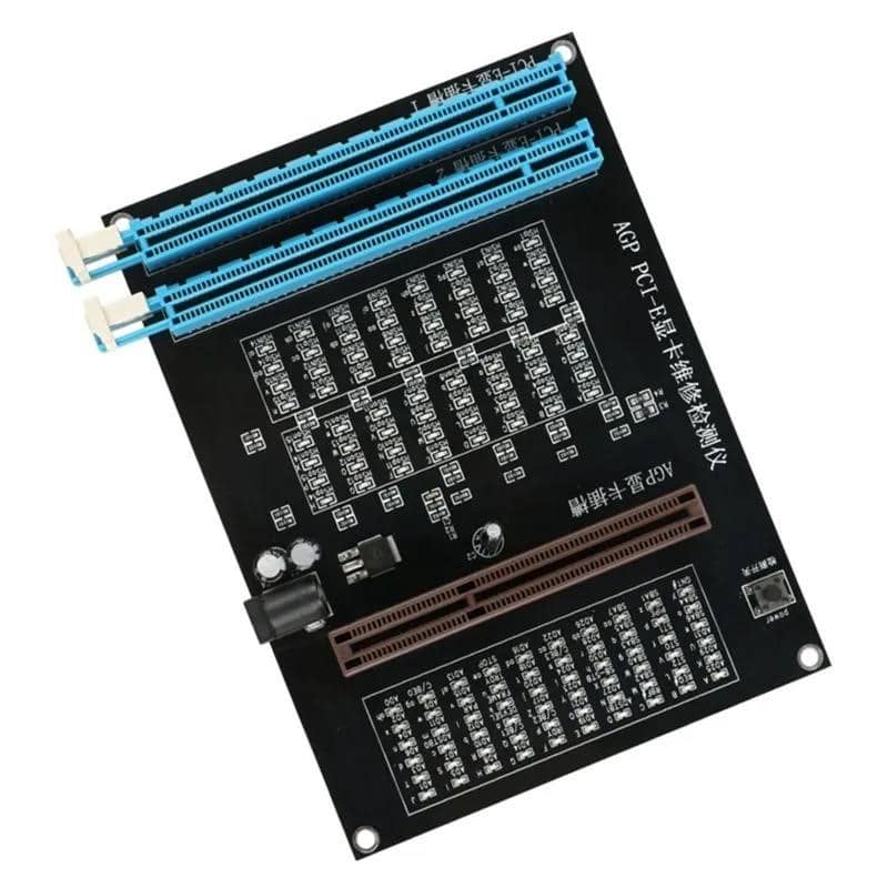 AGP PCI-E X16 Dual-Purpose Socket Tester Display Image Video Card ...
